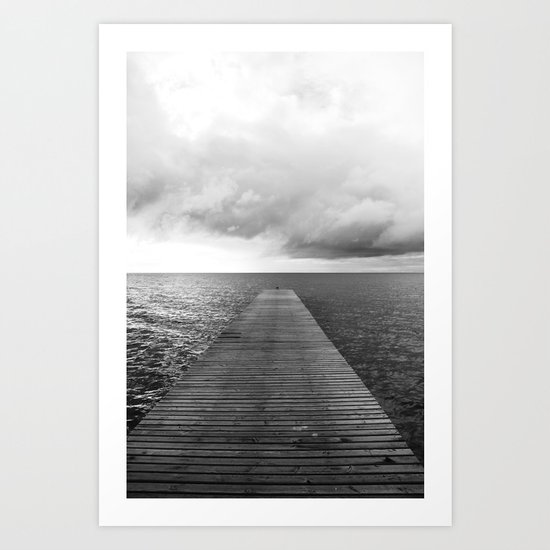 Seebrücke Art Print