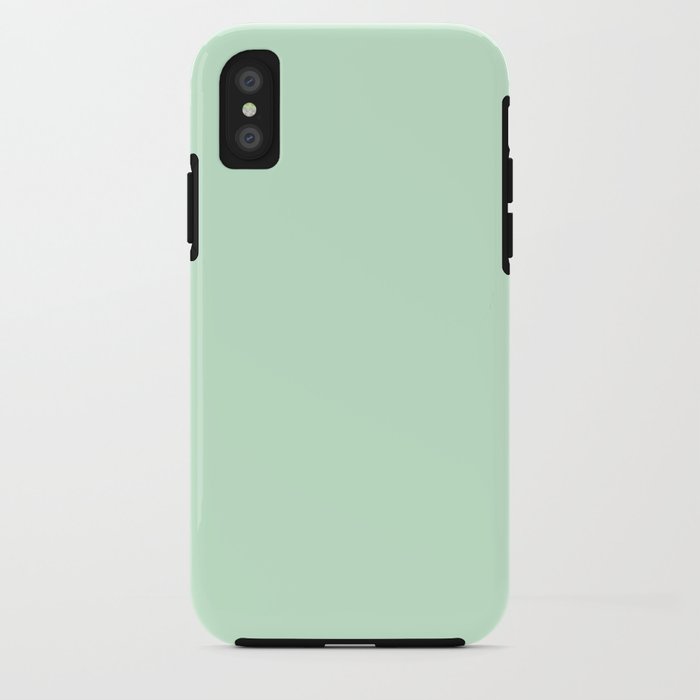 Pastel Green Color Clear Iphone Case By Palitraart Society6 Pastel Green Color Clear Iphone Case