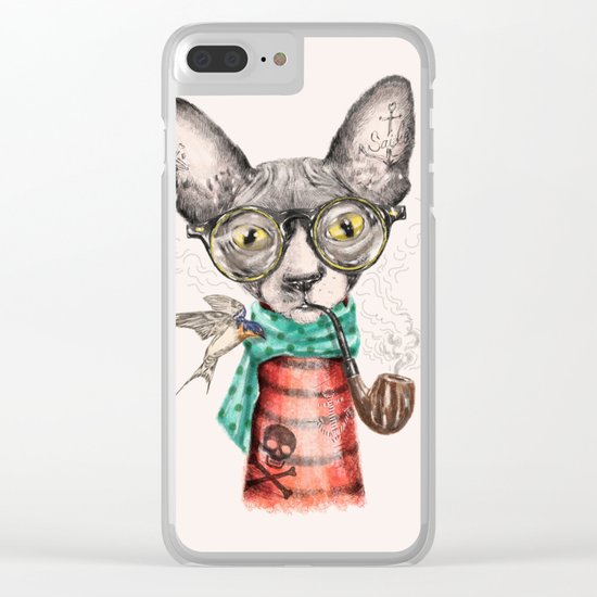 Mr.Peterbald Clear iPhone Case