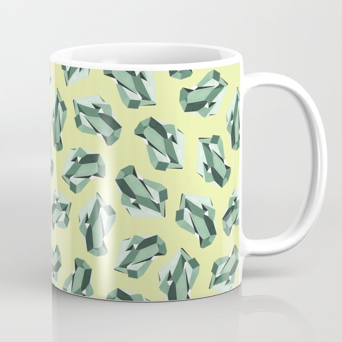 Green Gemstone Coffee Mug