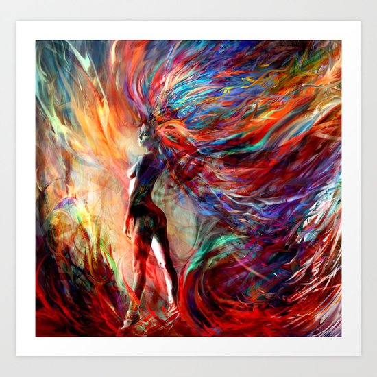 free your...something Art Print