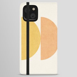 Abstraction_NEW_SUN_COLOR_GEOMETRIC_POP_ART_022A iPhone Wallet Case