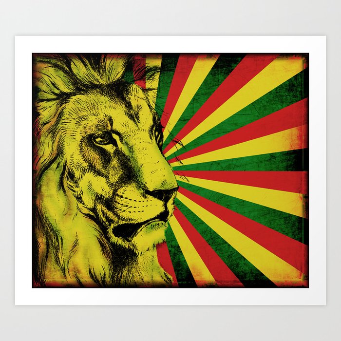rastafarian lion
