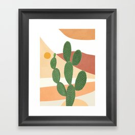 Abstract Cactus II Framed Art Print
