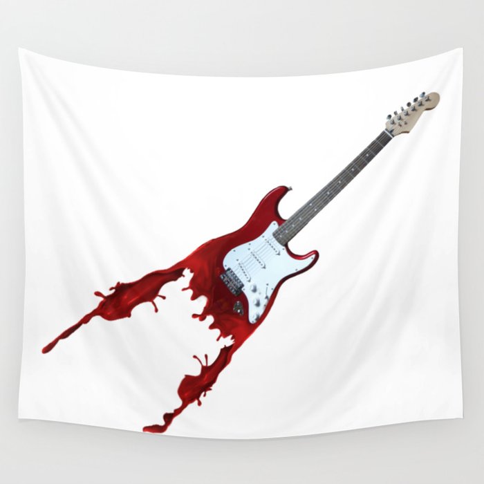 Rock music tapestry on sale