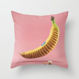 banana fruit Throw Pillow