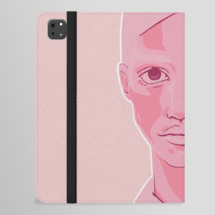 Rebecca pink shades illustration iPad Folio Case
