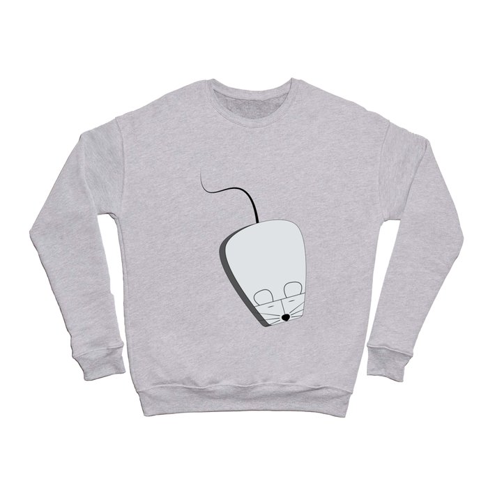 Cartoon Computer Mouse Crewneck Sweatshirt