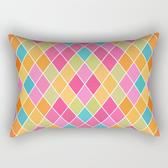 Lovely geometric Pattern VIII Rectangular Pillow
