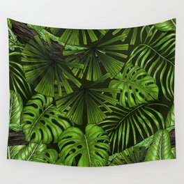 Jungle leaves  Wall Tapestry