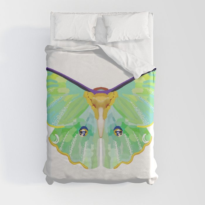 The Luna moth Duvet Cover