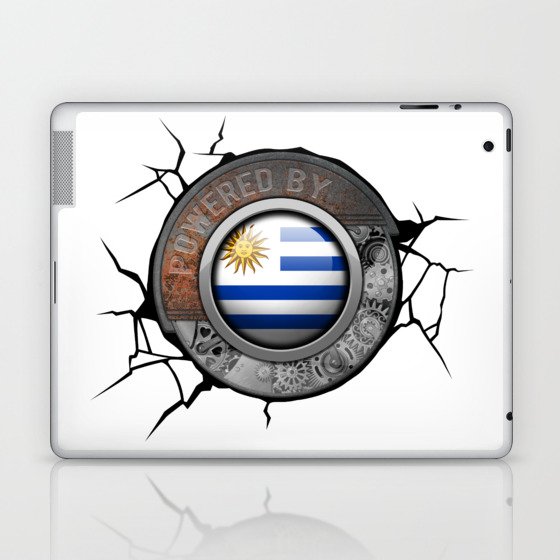 Uruguay Steampunk Engine Powered By Uruguayan National Pride Laptop & iPad Skin