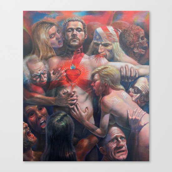Orgía Caníval Canvas Print