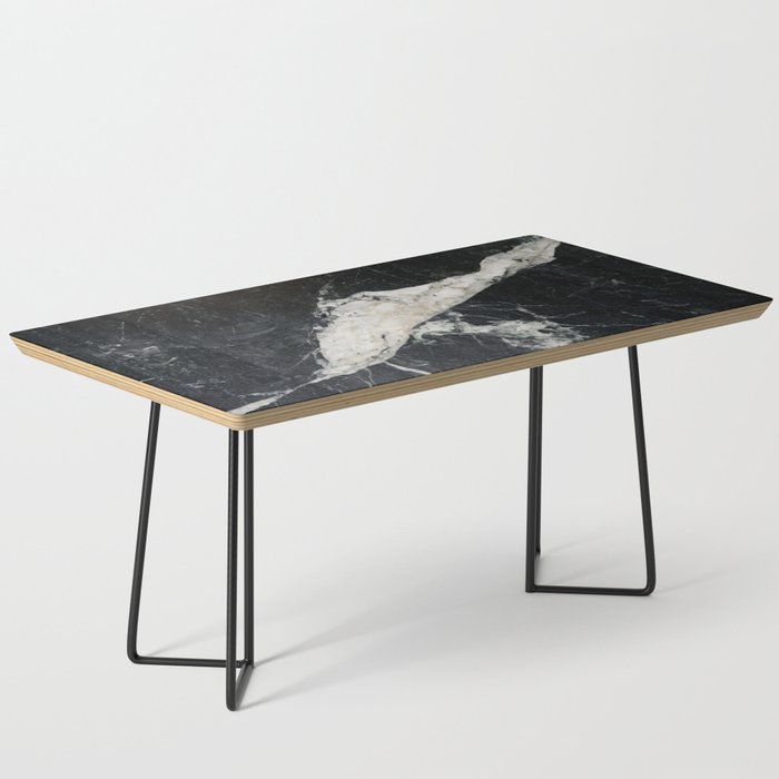 Black Marble Glam #2 #marble #texture #decor #art #society6 Coffee Table