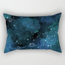 Dreamland turquoise black Rectangular Pillow
