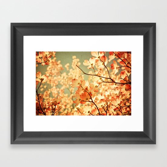 Vintage Pink Framed Art Print