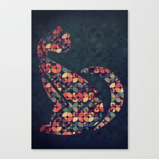 The Pattern Cat Canvas Print