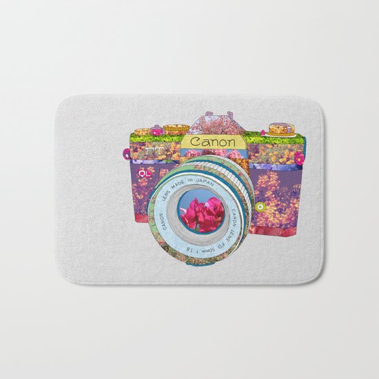FLORAL CAN0N Bath Mat