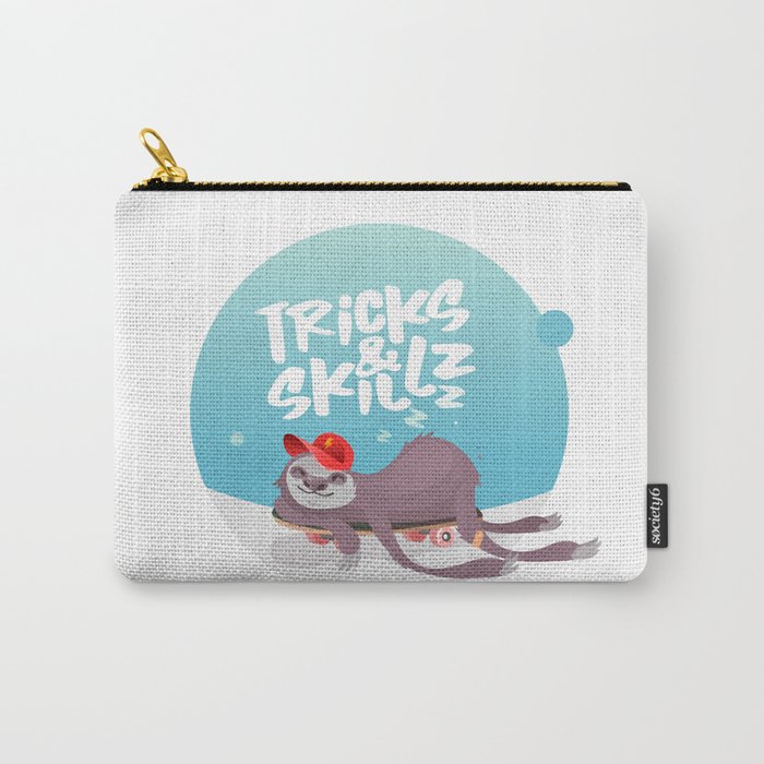 Skater Sloth - Tricks and skillz! Carry-All Pouch