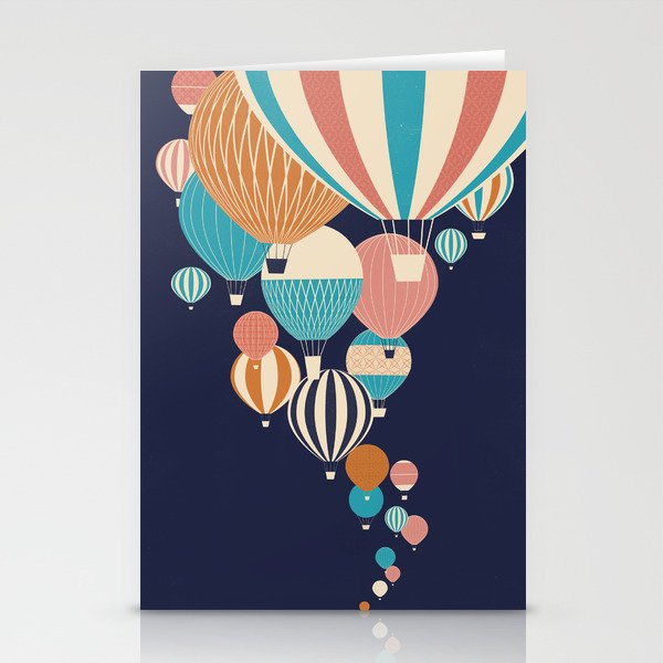 Balloons Stationery Cards