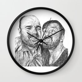 Karl Pilkington - Ricky Gervais, we need more of them! Wall Clock