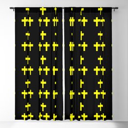 Christian Cross 3- Blackout Curtain