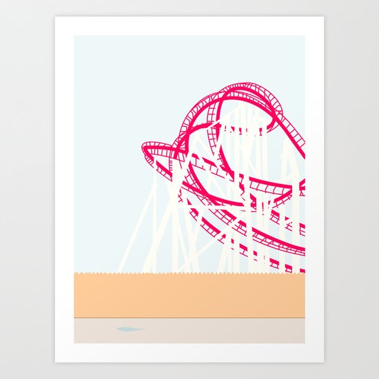 RUTSCHEBANE Art Print