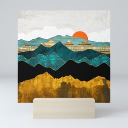 Turquoise Vista Mini Art Print