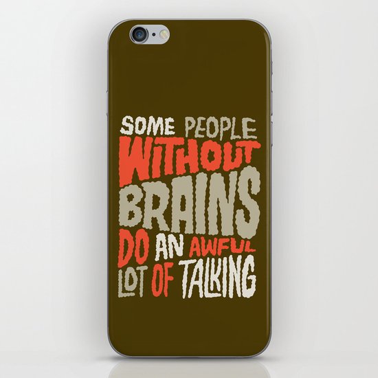 People Without Brains iPhone Skin