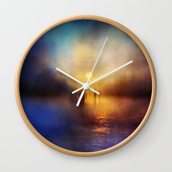 Light Echoes Wall Clock