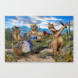 Prairie Dogs Canvas Print