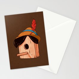 Woodpecker´s house Stationery Cards