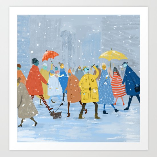 Urban Safari Art Print