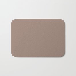 Dark Taupe Brown Solid Color Pairs To Behr's 2021 Trending Color Modern Mocha N150-4 Bath Mat