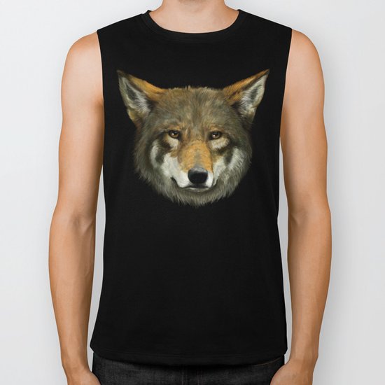 Wolf face Biker Tank