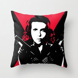 Red in My Ledger Throw Pillow
