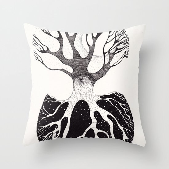 day&night Throw Pillow