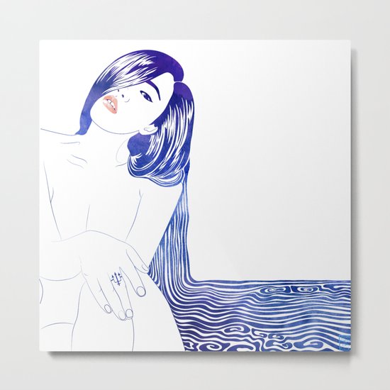 Water Nymph XL Metal Print