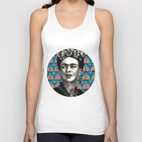 Queen Frida Unisex Tank Top