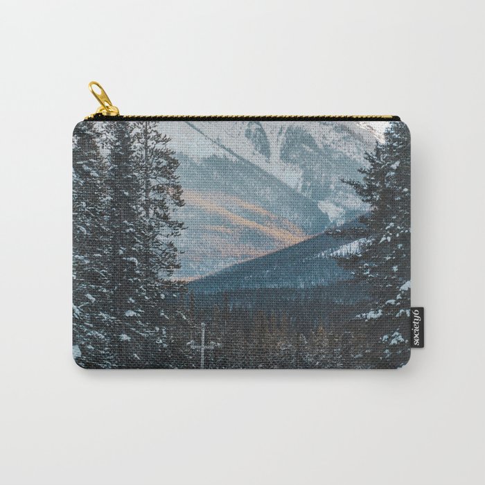 Canmore Mountainscape IV | Alberta, Canada | Landscape Photography Carry-All Pouch