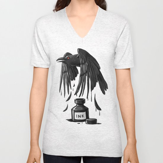 Ink Raven Unisex V-Neck