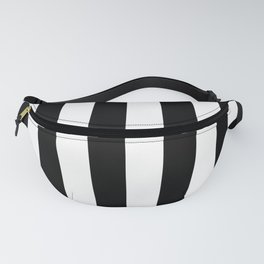 Black & White Vertical Stripes - Mix & Match with Simplicity of Life Fanny Pack