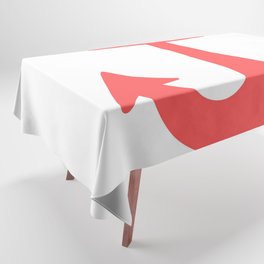 Anchor (Salmon & White) Tablecloth