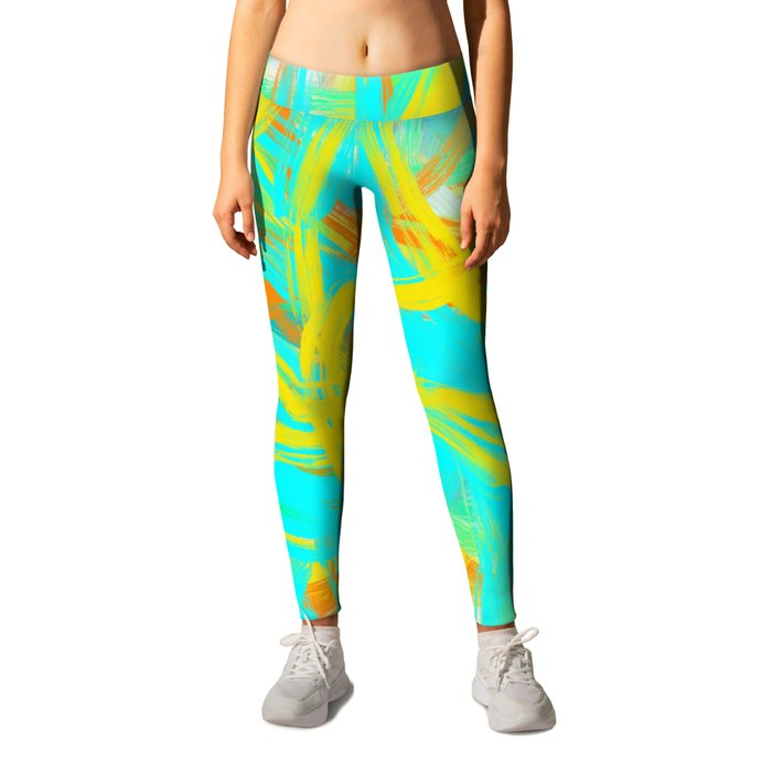 Abstract expressionist Art. Abstract Painting 28. Leggings