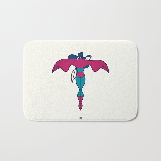 Fly me to the moon Bath Mat