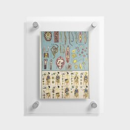 Chinese Parasite Chart Vintage Poster Anatomical  Floating Acrylic Print