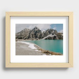 Beautiful Alps Recessed Framed Print