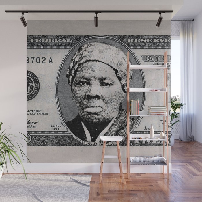 Harriet Tubman Twenty Dollar Bill Wall Mural