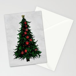 Vintage Christmas Tree after the Dr. Stationery Cards
