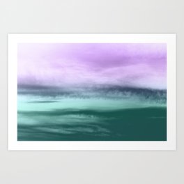Unicorn Ocean Love 1 Abstract Decor Art Society6 Art Print By